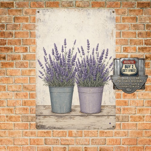 Two rustic metal - rustic,
