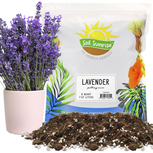Lavender potting soil mix - lavender,